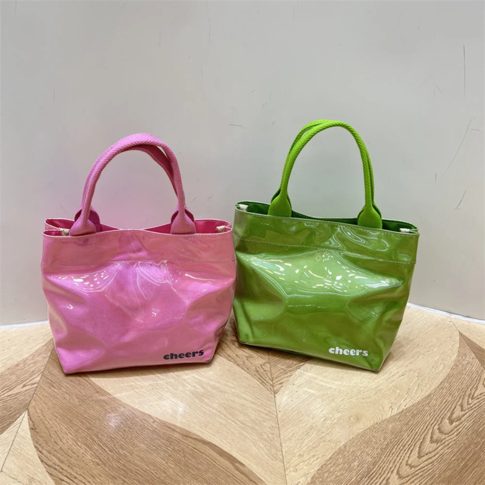 

2023 Fashion Clear Tote Bags PVC Jelly Bags for Women Handbags Candy Color Shopper Purses Canvas Shoulder Crossbody Bag Clutch