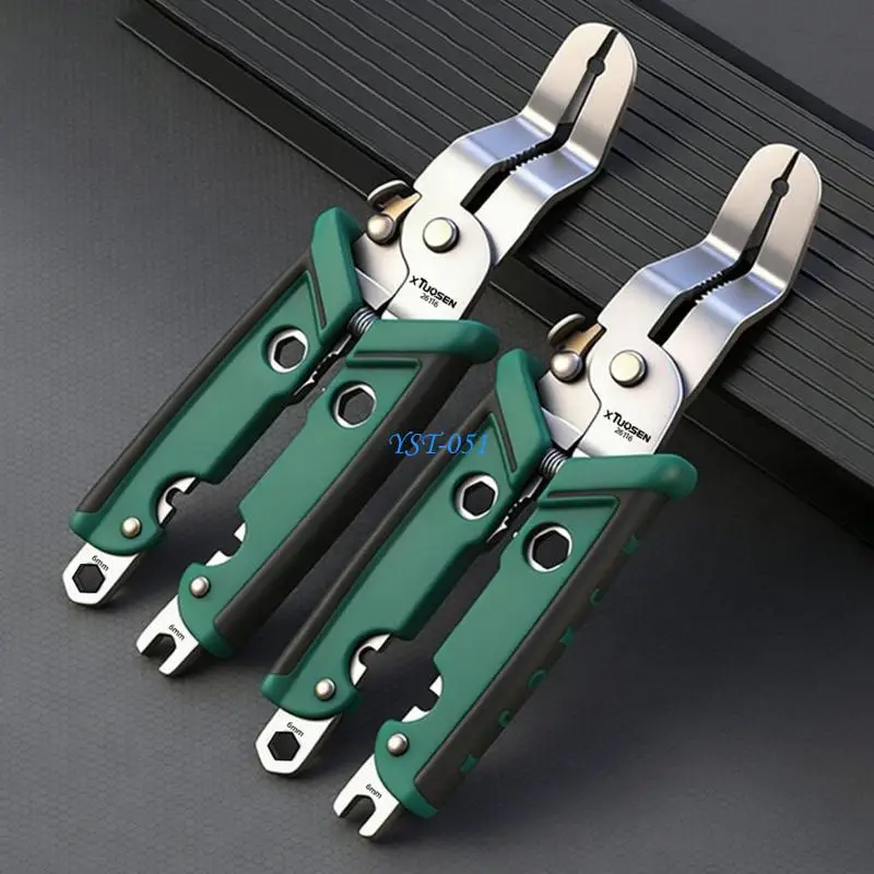 E15A Small V Shaped Clip Removal Pliers V Shaped Panel Plier For Quick Car Sound Equipment And Navigation Unit Installation