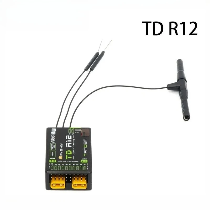 12chnanel Receiver TD R12 FrSky with PWM SBUS FBUS or S.Port 2.4Ghz 900Mhz Receiver