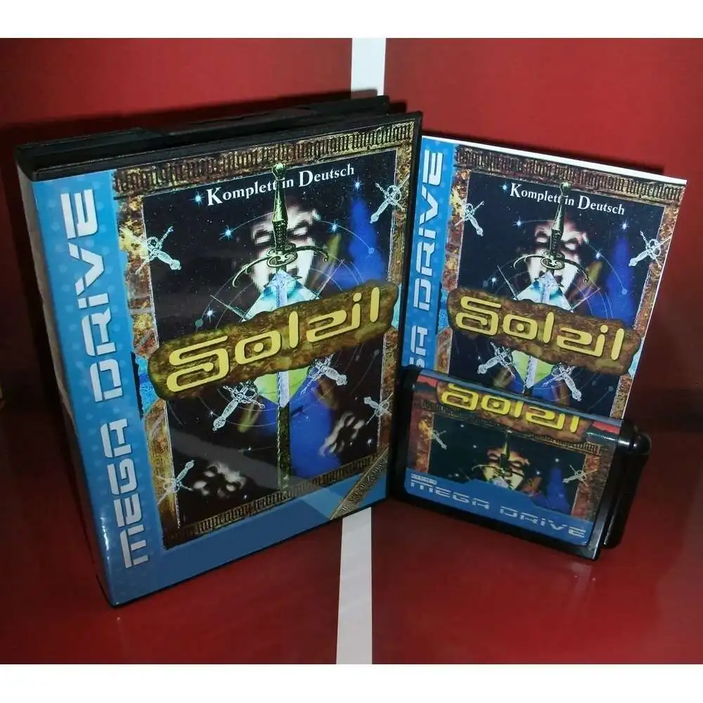 세가 메가 드라이브 제네시스용 게임 카드, EU 박스 및 매뉴얼 북 포함, 16 비트 MD 게임 카드, 신상