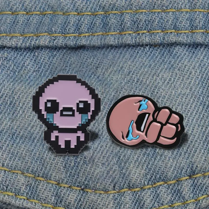 The Binding of Isaac Enamel Pins Custom Brooches Anime Games Lapel Badges Cartoon Jewelry Gift for Kids Friends