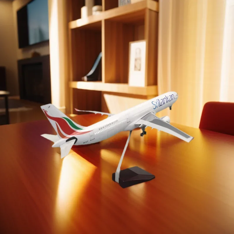 

Scale 1:135 47cm A330 SriLankan Airlines Airbus With Lighting And Wheels Die-cast Resin Aircraft Model Collectible Room Display