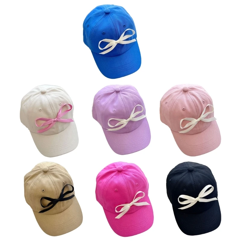 

Sun Hat Casual Baseball Headwear Bowknot Pattern Hat Sun Protections Hat Gift