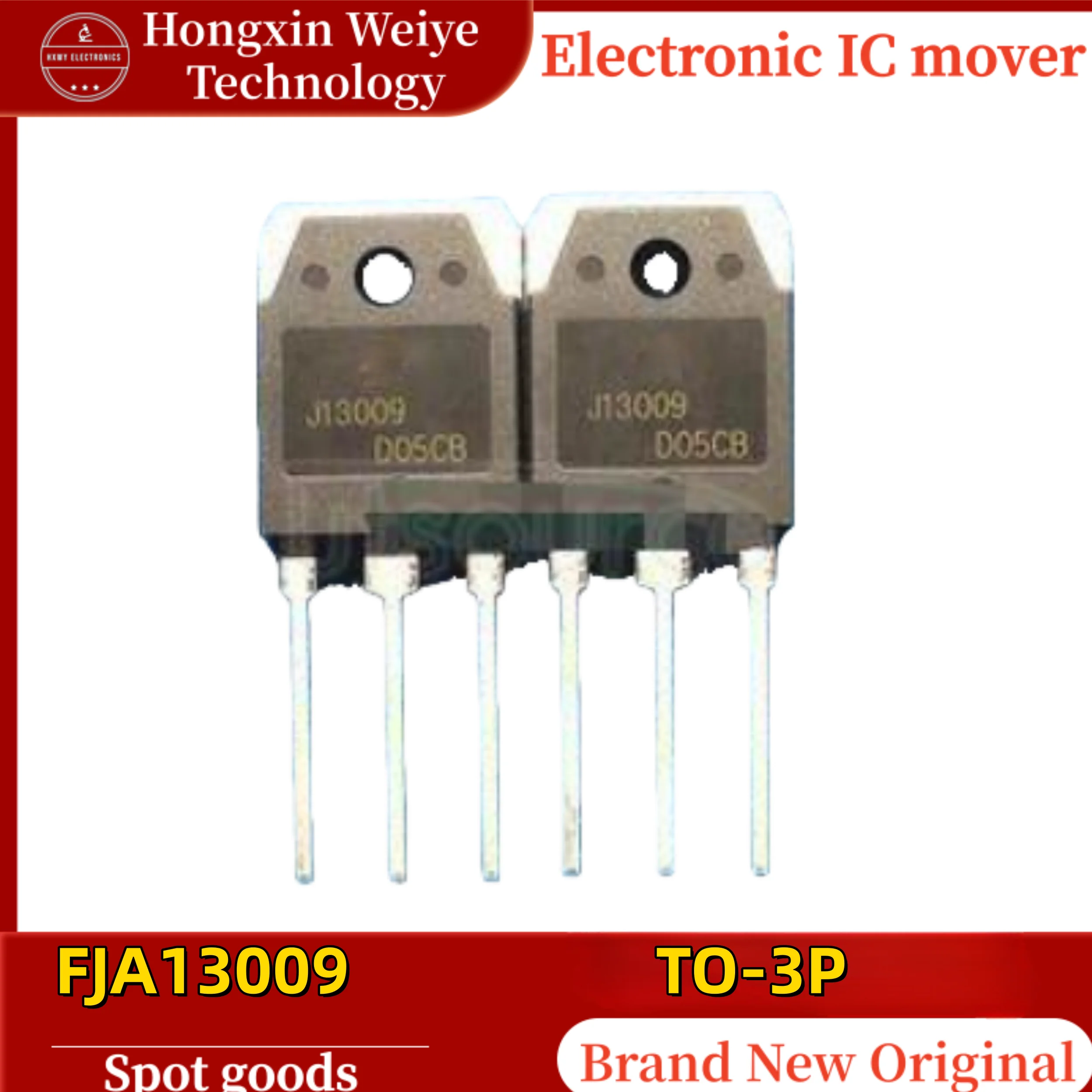 (30/50 pieces) FJA13009 with Silkscreen Mark J13009 TO-3P Large Power Switching Transistor IC 100% Original In Stock Fast Shippi