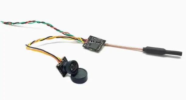 

Rctimer Mini 5.8G 25мВт 40-канальный миниатюрный видеопередатчик VTX Combo с защитным кожухом, режим PLL, FPV-камера, передатчик изображения