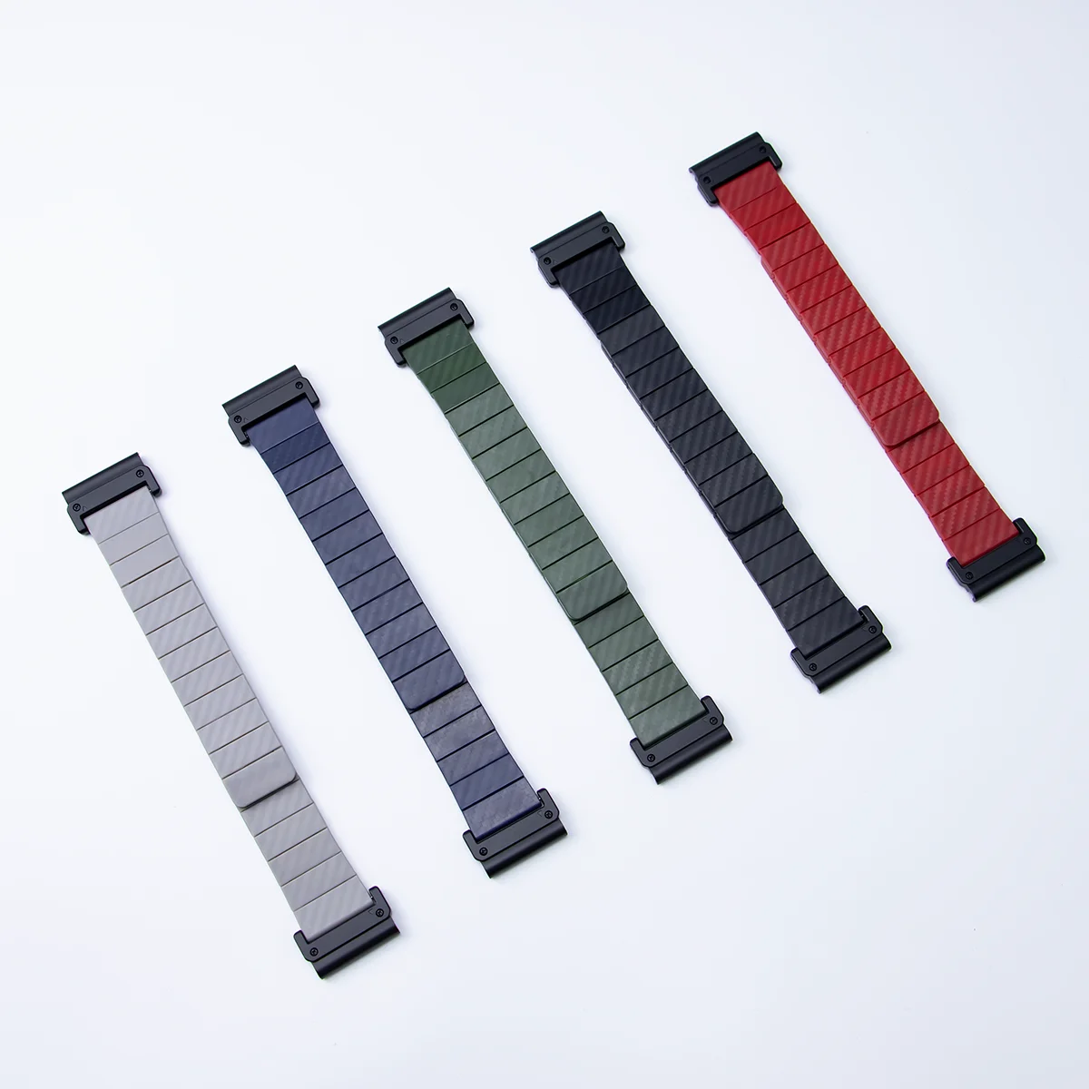 Pop 22 26mm Carbon Fiber Pattern Strap For Garmin Fenix 7 7X 6 6X Pro 5 5S Plus Descent MK1 Magnetic Smartwatch Band Forerunner