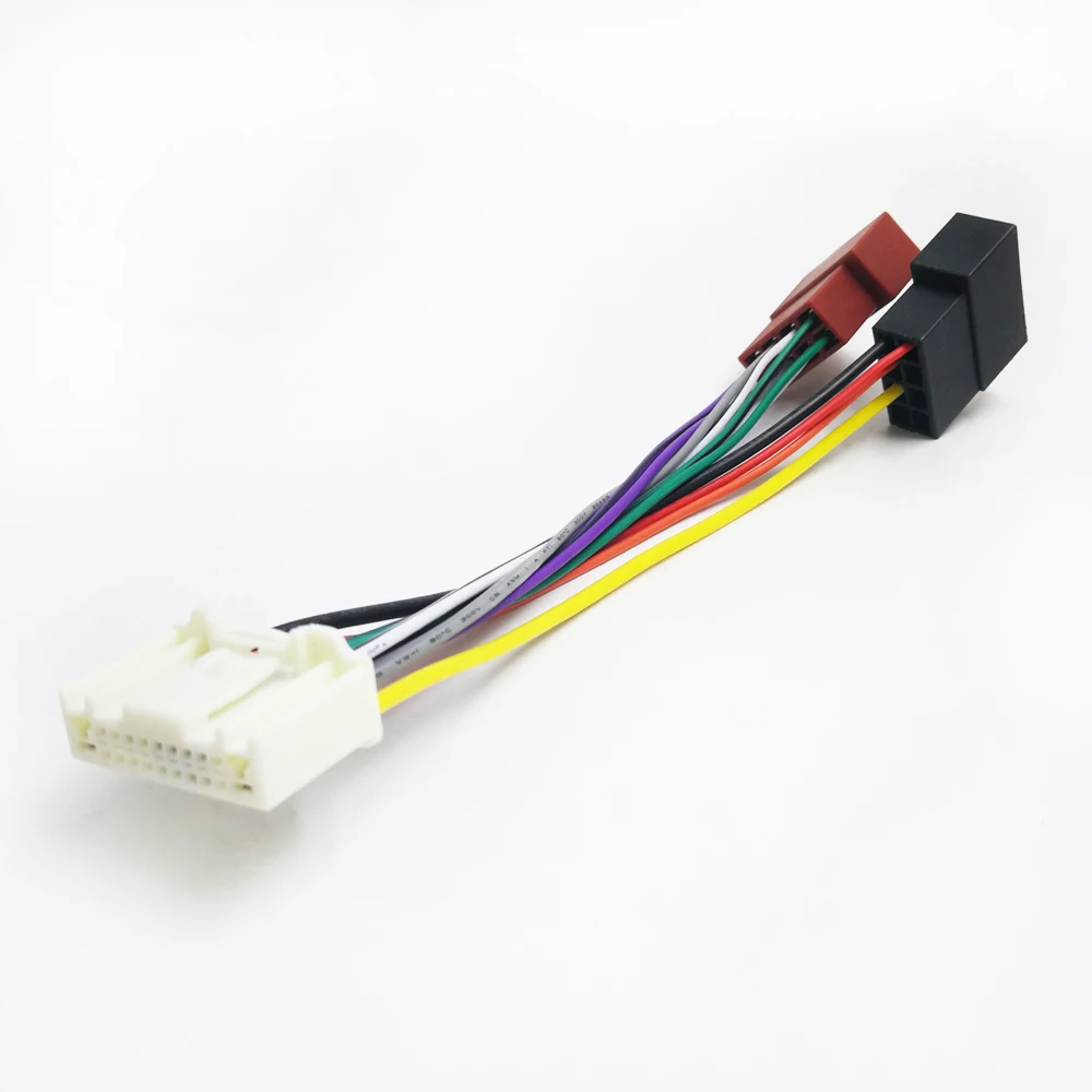 Biurlink 2025 Car Radio ISO Connector Plug Adapter Wiring Cable for Nissan Murano Pulsar Micra Tiida CII Juke F15 Navara D40