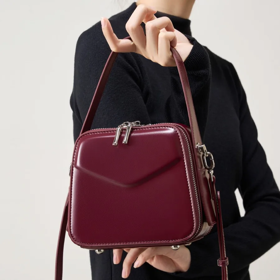 

Handheld Eaves Bag Lightweight Commuting New Luxury Casual Texture Single Shoulder Crossbody Genuine Leather Fashion Bag