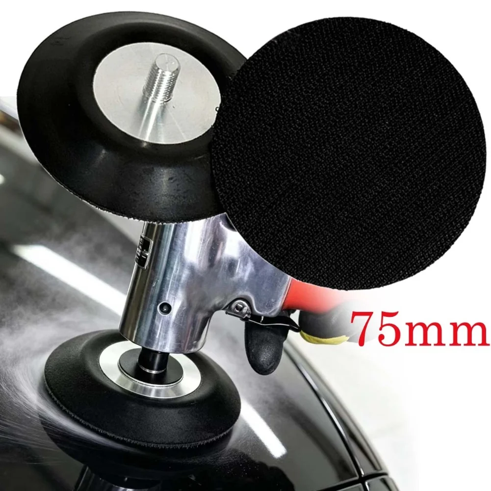 Black Polishing Backing Pad 3 Inch For 9403 Air Grinder 7125 Pneumatic Sander Tool For Auto Body Repair For Metal Polishing Work