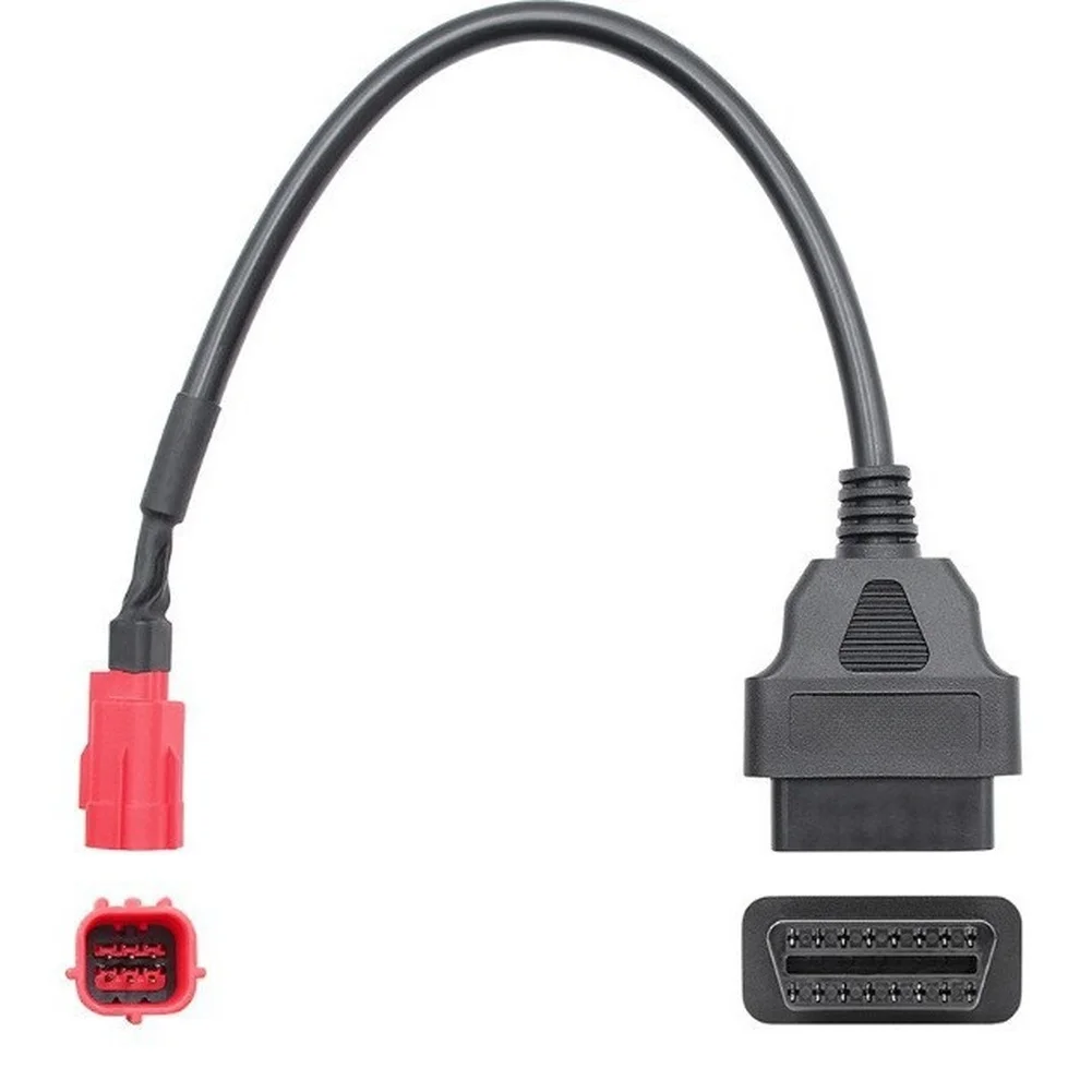 6pin To 16pin For OBD Adapter Cable FOR Honda  Motorcycle Connector Cable Parts Hot Sale Brand. New And High Quality