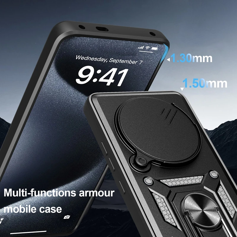 عدسة منزلق بحلقة مدرعة مقاومة للصدمات حماية Funda لهاتف OPPO Realme 14 13 12 Pro 5G Pro + Plus 12X 14X 5G Realme13 Realme14 #6