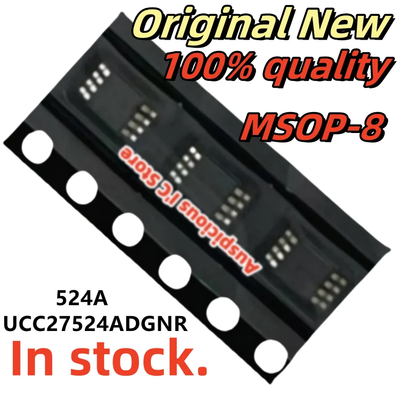 (5-10 ชิ้น) UCC27524ADGNR UCC27524ADGN 524A MSOP8