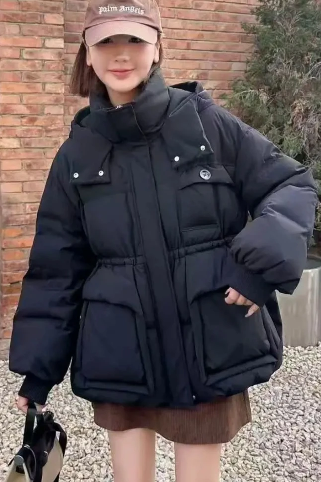 

Winter Korean Version Women's Down Jacket Hooded Casual Down Jacket