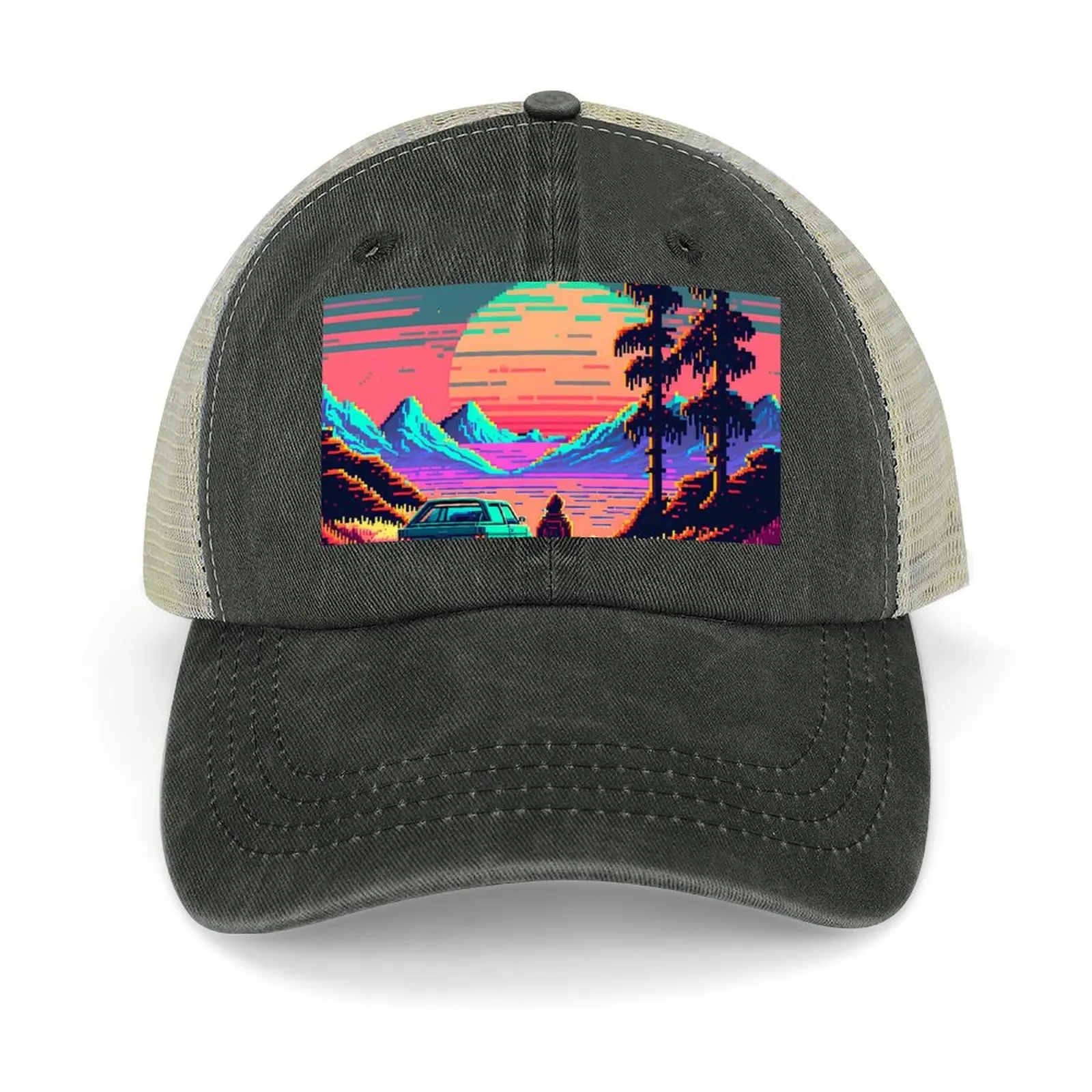 

Lofi 80s/90s Retro Design for Gamers Baseball Cap Hat Man Luxury Rave Icon dad hat Hats For Women Men's