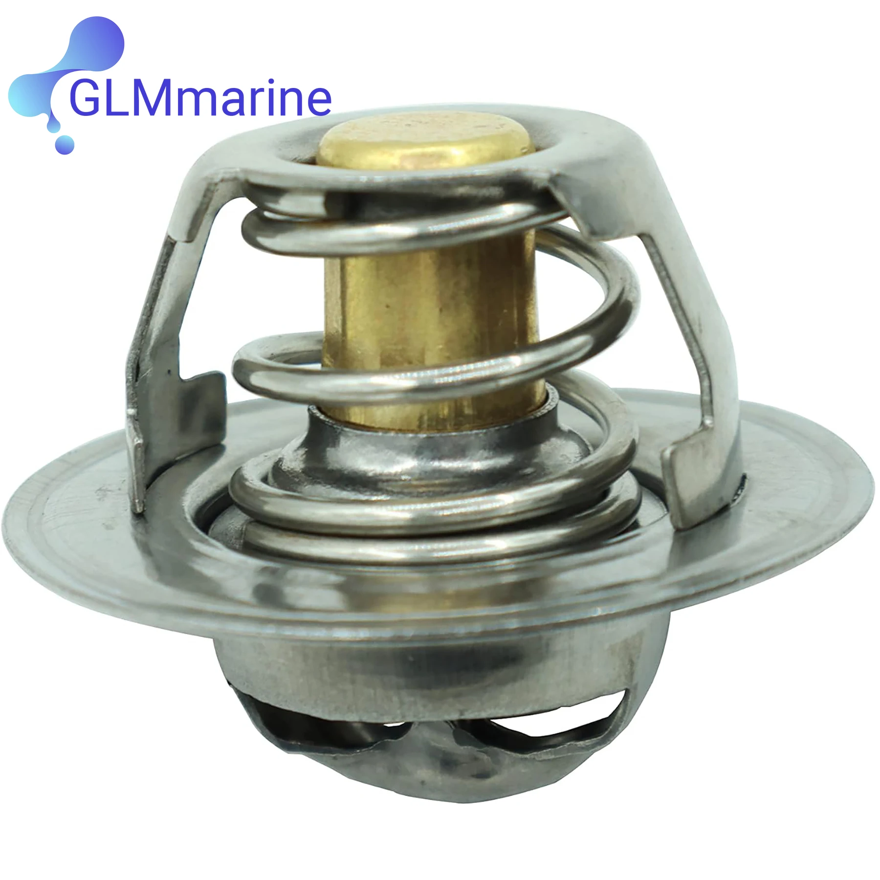 71℃ 160°F Thermostat Repair Kit 807252Q5 W/ Gasket Fits for Mercruiser V6 V8 4.3L 5.0L 5.7L 7.4L 8.2L 1987-UP Sierra 18-3647