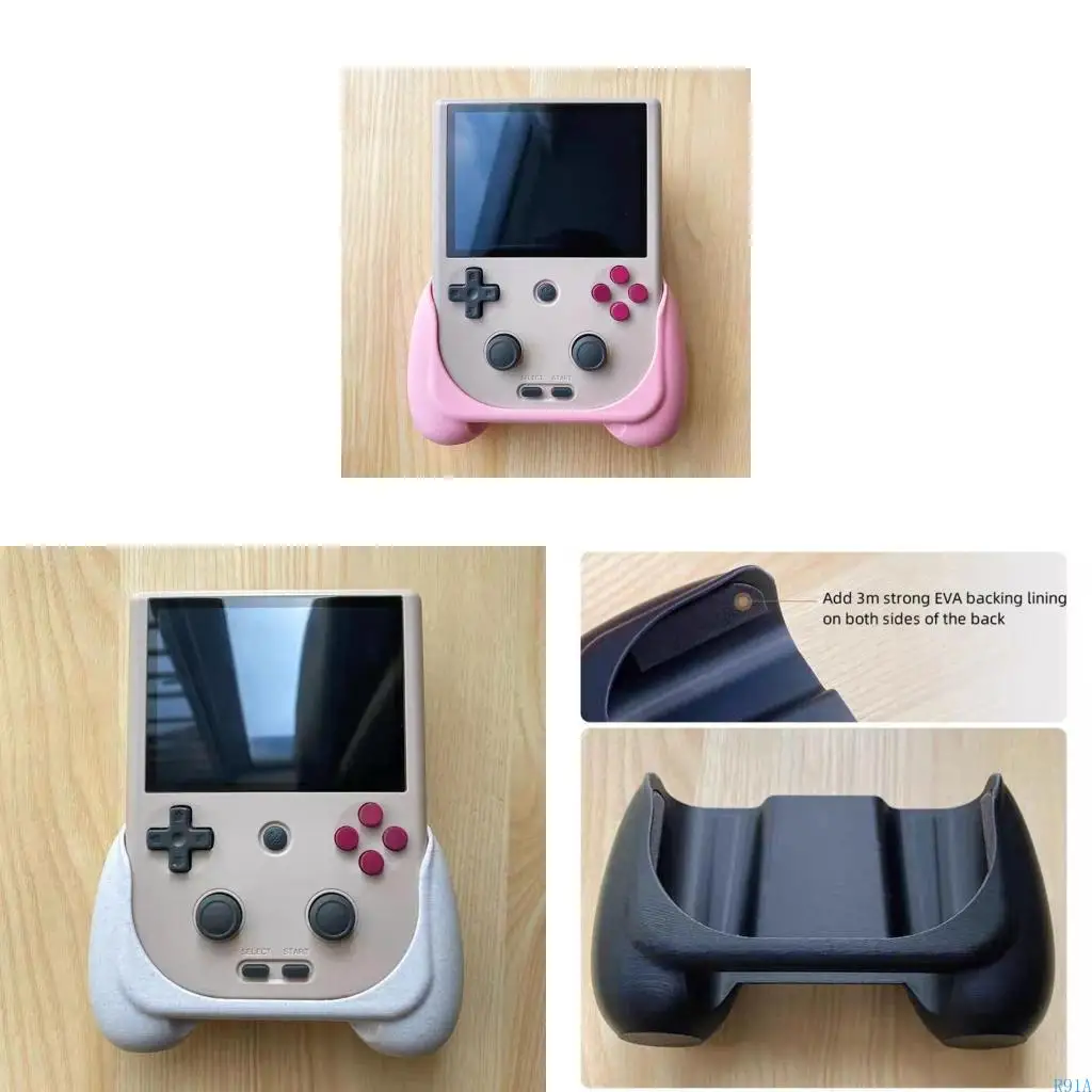 Accesorios juegos R91A Cubierta caja agarre gamepad shell scratch para RG406V RG405V CONSOLA DEL PLASCO PLASCO