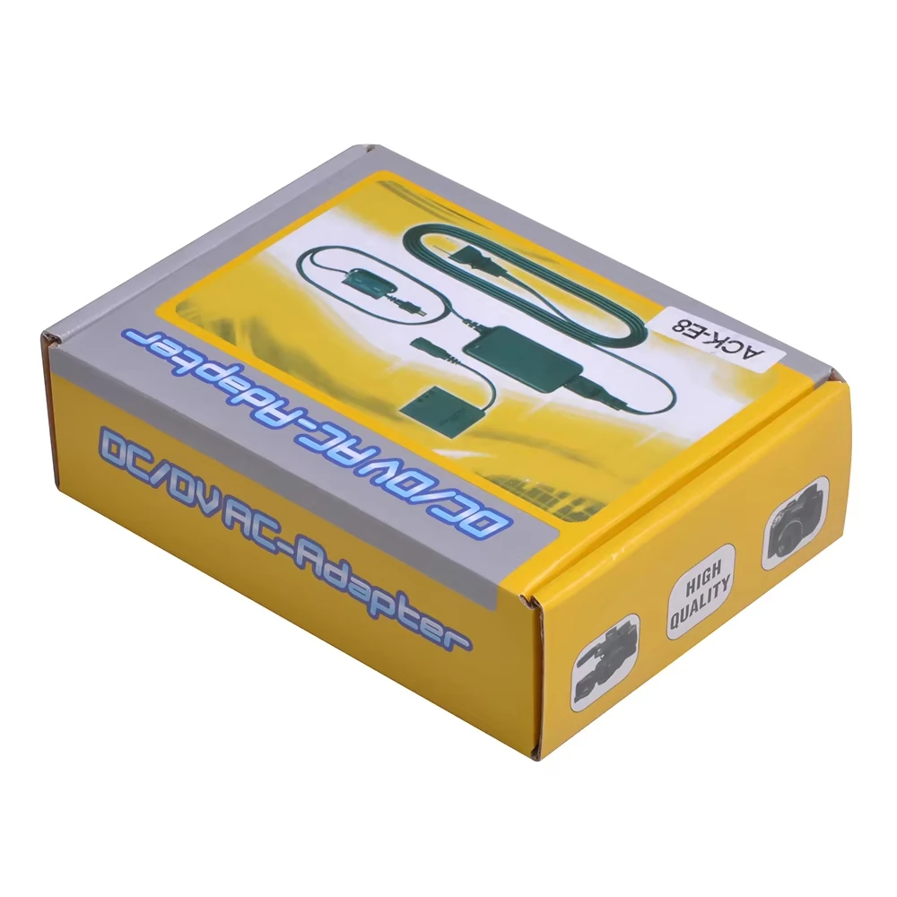 ACK-E8 AC Power Adapter DR-E8 DC Coupler Kit Replace LP-E8 Battery For Canon EOS Rebel T2i T3i T4i T5i 550D 600D 650D 700D Kiss