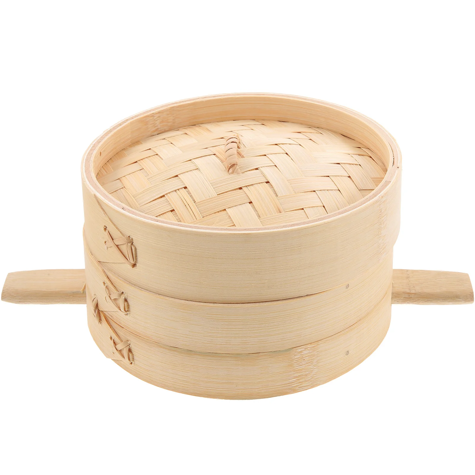 

Набор бамбуковых корзин для приготовления на пару: для булочек, пельменей, рыбы, овощей – многофункциональный кухонный инструмент