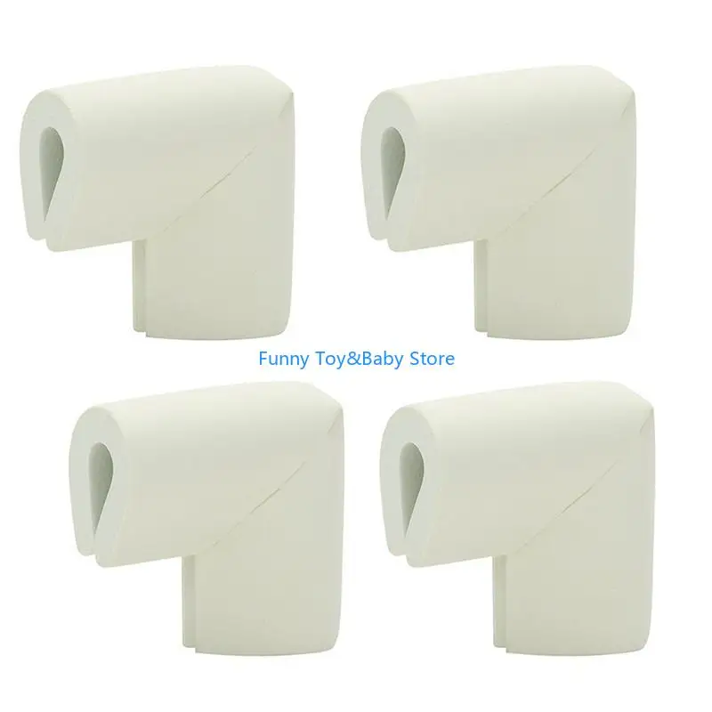 

4 Pieces Safety Corner Protectors with Thickened Adhesive Anti-collision Protectors U-shaped Furniture Corner Guard C90B