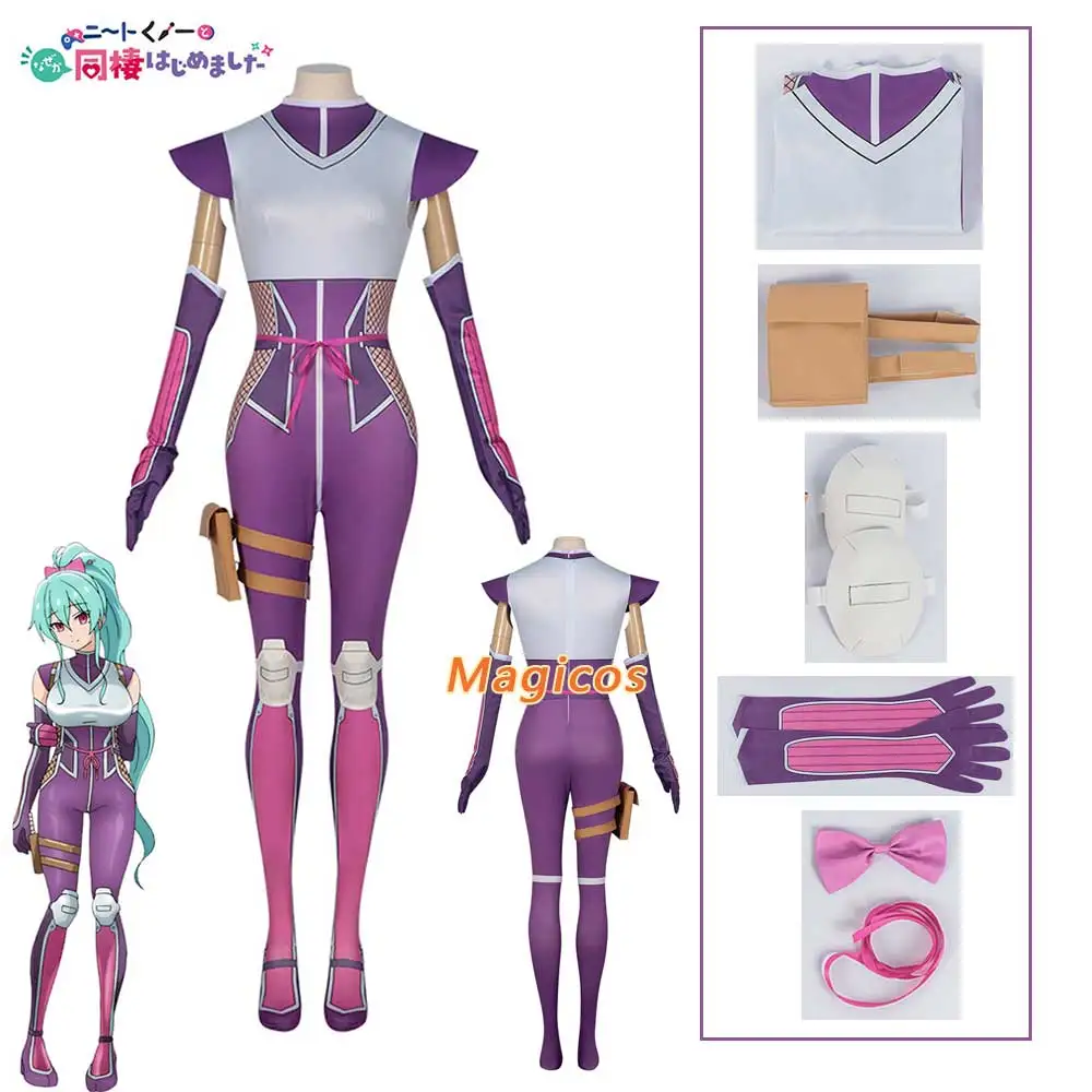 

Anime I'm Living with An Otaku NEET Kunoichi Momochi Ayame Cosplay Costume Jumpsuit Outfits Women Sexy Halloween Party Suits