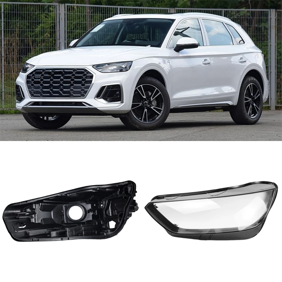 

For Audi Q5 Q5L 2021 2022 2023 2024 2025 Car Interior Replacement Parts Headlights Lights Glass Car Light Bulb Holder
