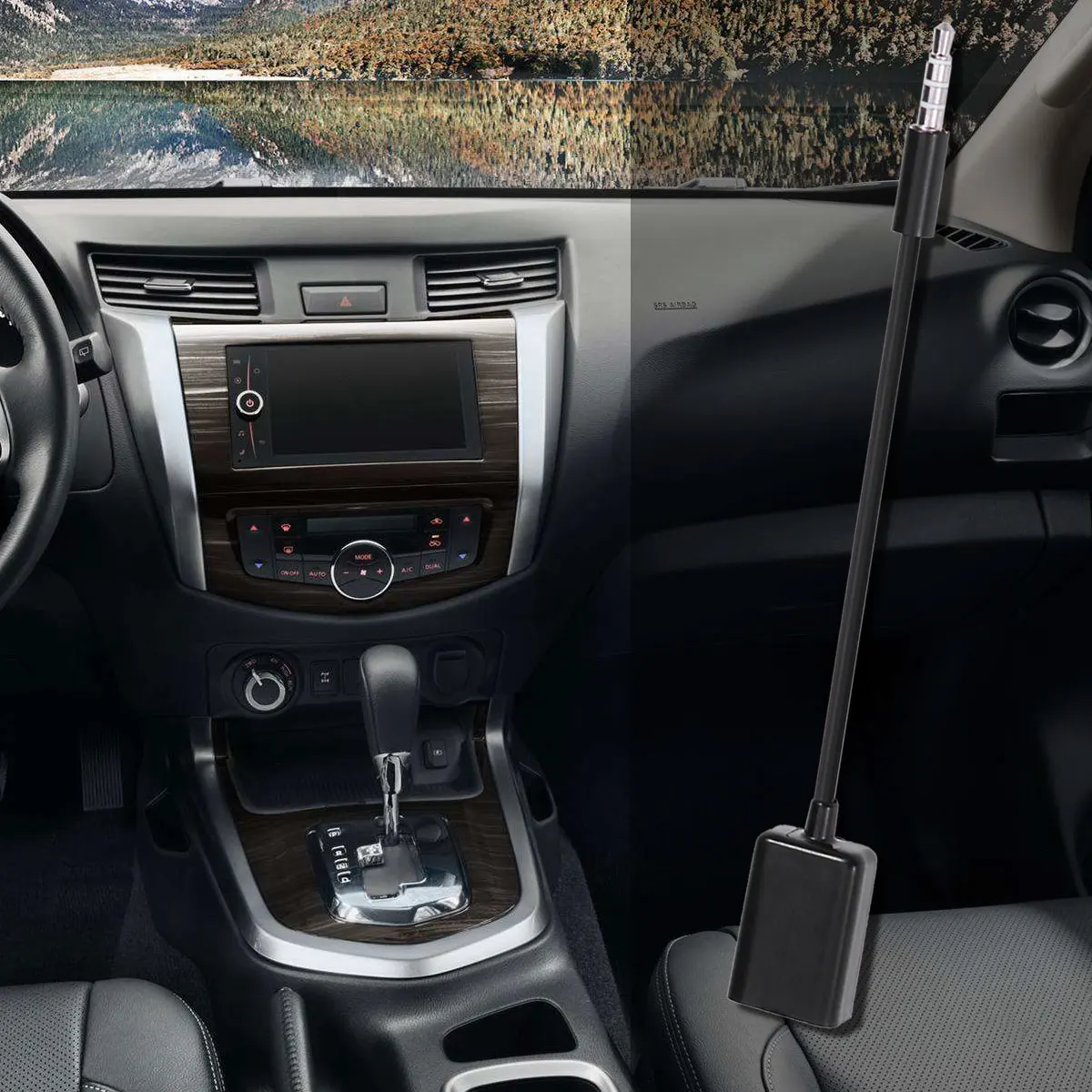 

3Pcs USB to 3.5mm Aux Cable for Car Audio System Mp3 Format Only Works with Function Compatible Cd Player Black