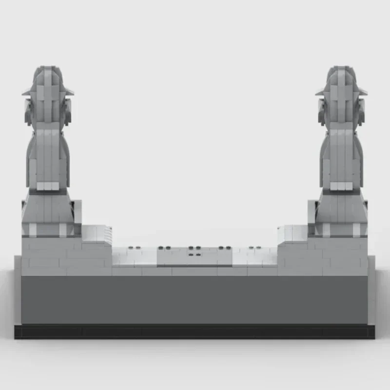 Star Movies Modello Moc Mattoni da costruzione Tempio Ingresso Scala Tecnologia Blocchi modulari Regali Giocattoli di Natale Set fai da te Assemblaggio