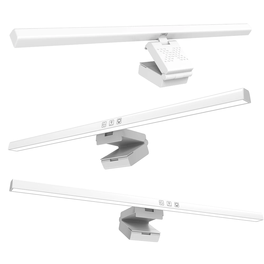 LED Computer Monitor Lamp Dimmable Screenbar USB Powered Hanging Table Lamp for Desk/Office/Home/Game