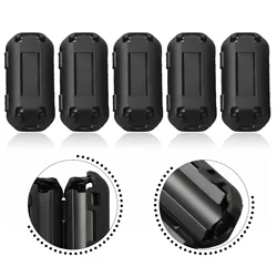 2/5x TDK 5mm Ferrite Core Noise Suppressor Filter Ring Cable Clip-On Wire RFI EMI Anti-jamming Filter Outdoor Singal Accessories