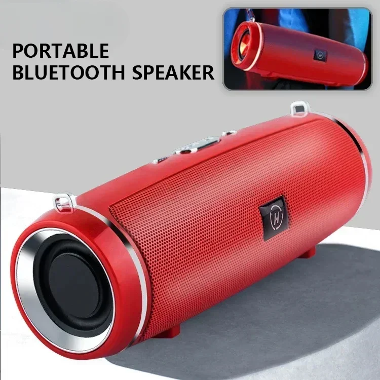Portable Bluetooth Speaker Mini Wireless HIFI Surround Sound Subwoofer Sound Box Outdoor Waterproof Camping Party Loudspeaker