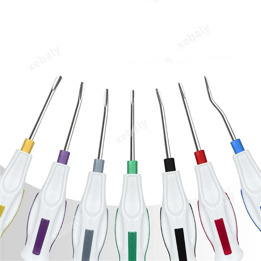 Dental Stainless Steel Elevator Extended Minimally Invasive Tooth Lift Uncoated Root Elevator Tooth Extraction Tool Autoclavable