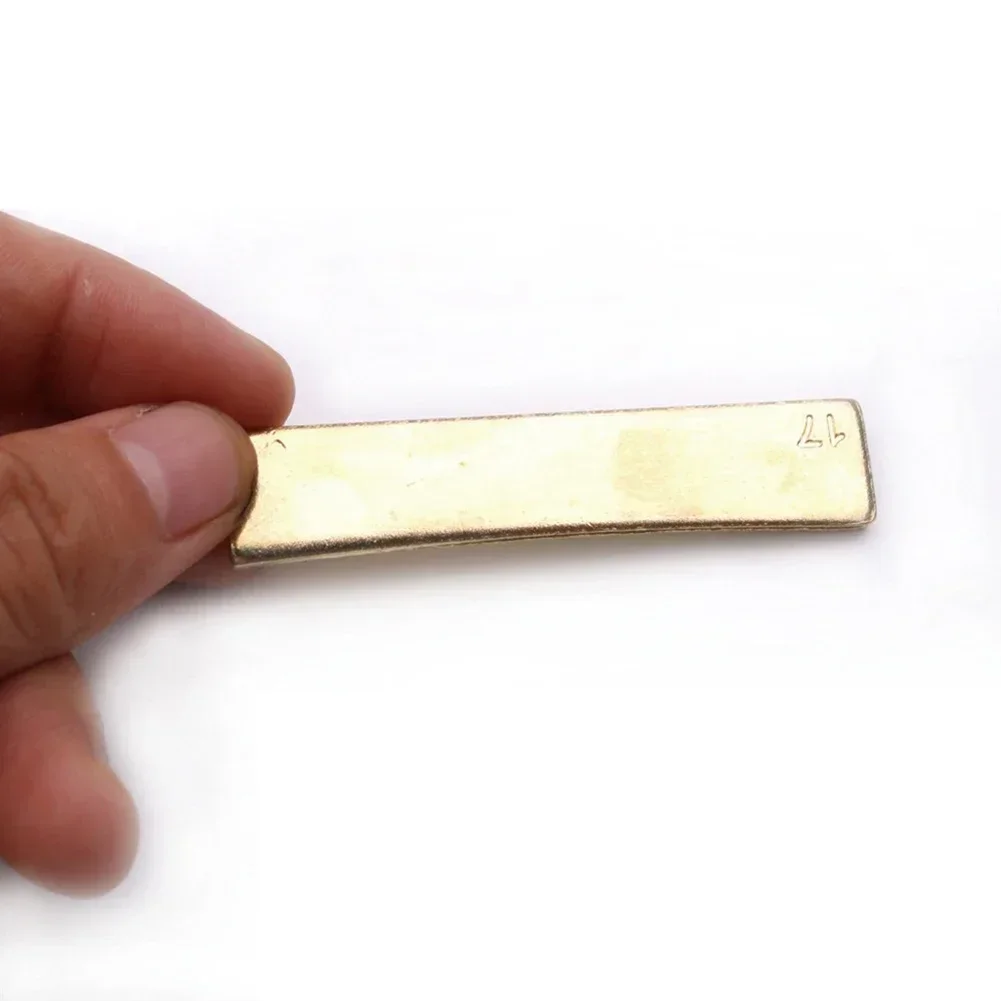 9 Size Golden Guitar Radius Brass Fingerboard Fret Press Caul Insert Guitar DIY Tools Guitarist Luthier Tool Press Frets 7.25-20