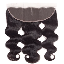 13x4 Body Wave Lace Frontal Invisible Transparent Lace Melt Skins Body Wave 13x4 Frontal Only Human Hair Remy Pre Plucked