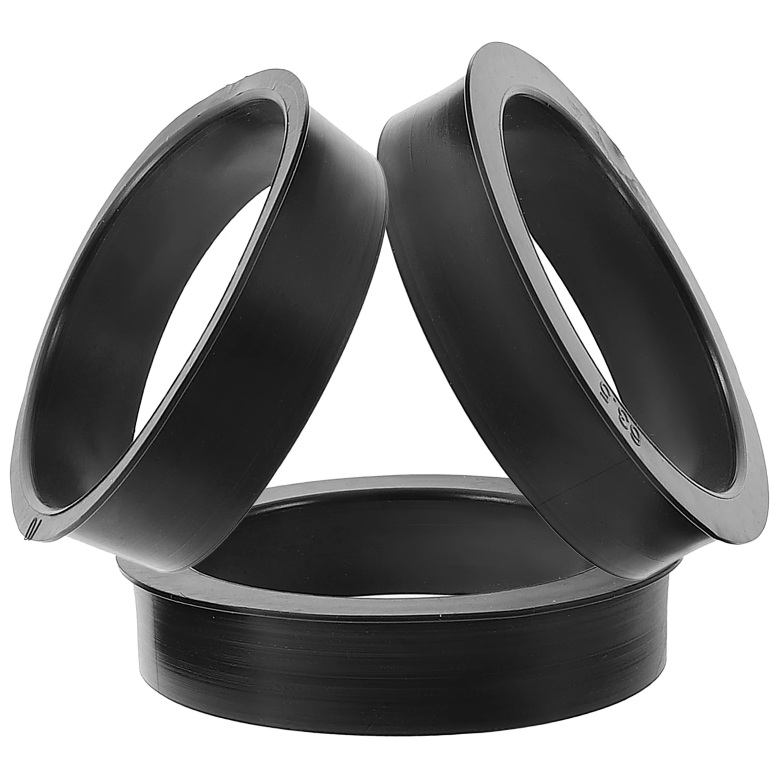 

3pcs Air Filter Adapter Rings Rubber Replacement 76mm to 60mm Car Accessories Performance Intake Noise Reduction Vibration