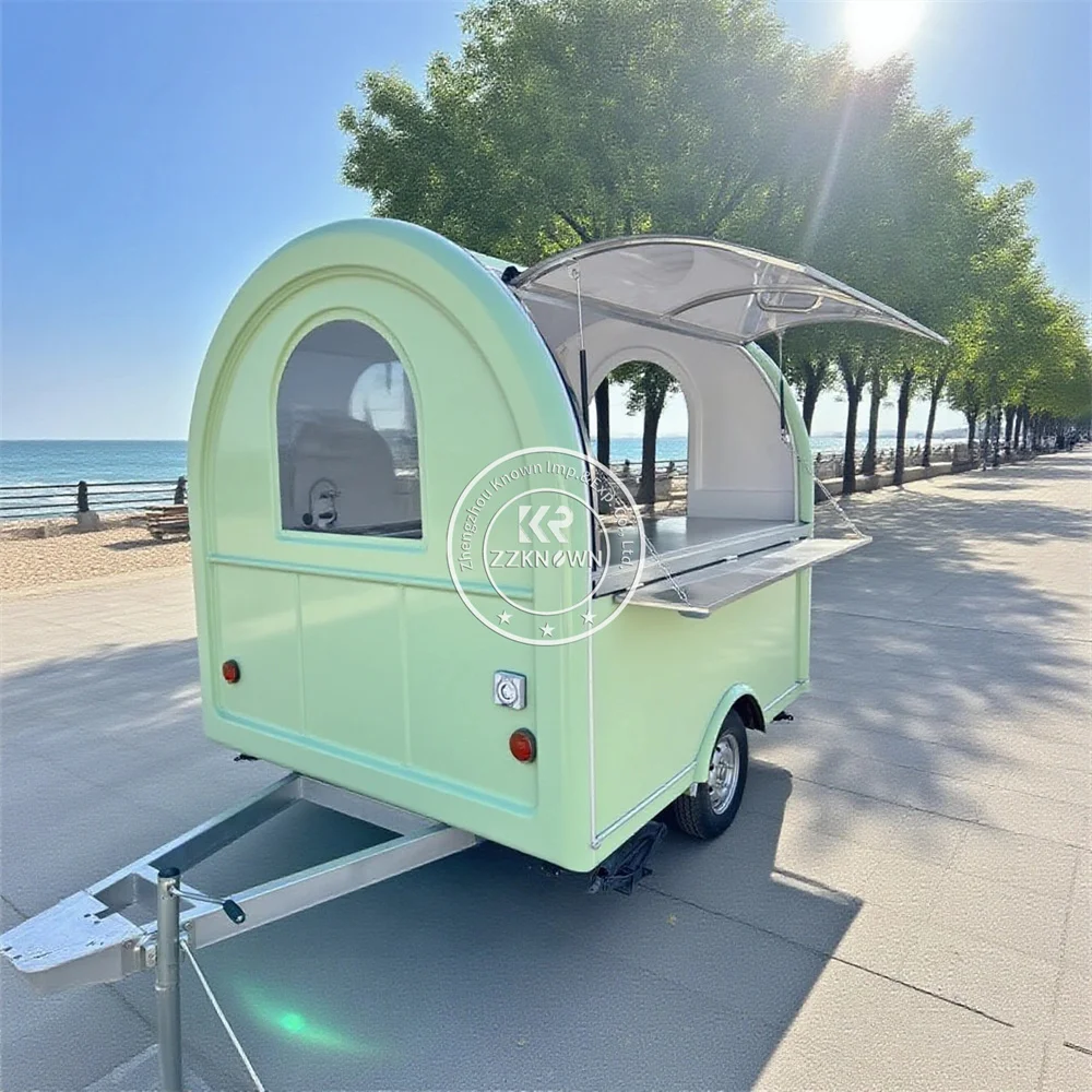 

Custom Catering Food Concession Trailer Street Mobile Ice Cream Hot Dog Cart Mobile Food Truck With Full Kitchen
