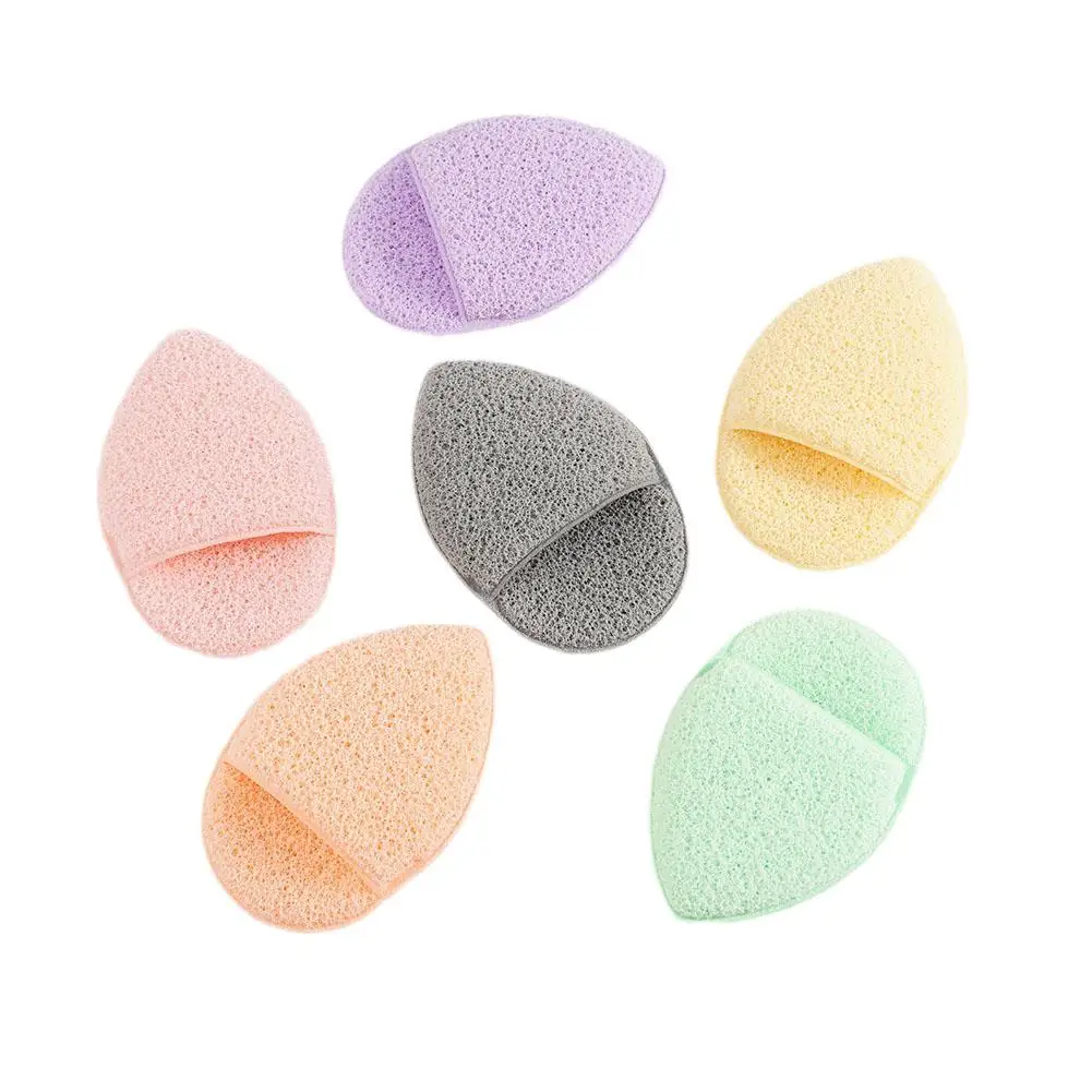 1PCS Exfoliating Face Wash Cleansing Puff Flutter Sponge Deep Remover Black Headband Cosmetic Sponges Facial Tool Makeup Sponges