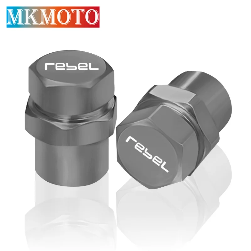 Motorcycle Wheel Valve Air Port Stem Caps CNC Tire Airtight Covers Accessories For Honda REBEL CM300 500 CMX300 500 1100 Rebel