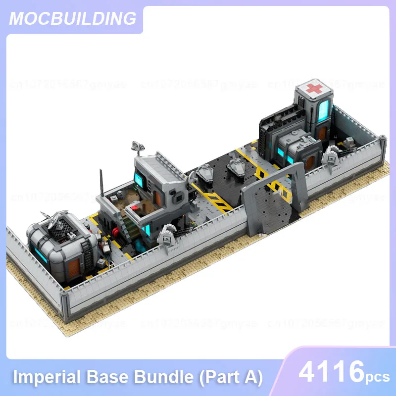 Ultimate Imperial Base Model MOC Building Blocks DIY Assemble Bricks Educational Creative Architecture Display Toy Gifts 7334PCS