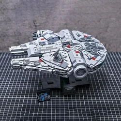 2024 New 75375 falconSpaceship Bricks Compatible Millennium Building Block Boys Gift  Model Christmas gifts