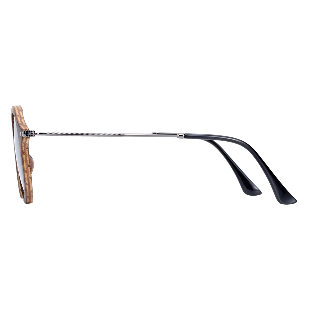 Brand Design Retro Hand Made Round Wood Sunglasses Fashion Polarized Women Sun Glasses Men UV400 Protection