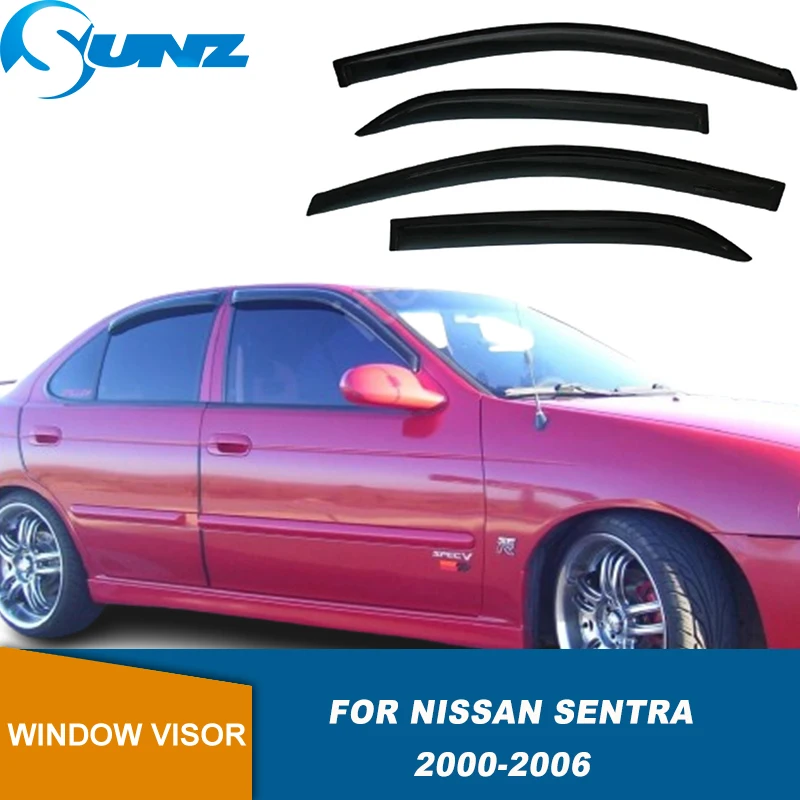 

Wind Weather Shield For Nissan Sentra 2000 2001 2002 2003 2004 2005 2006 Car Window Visor Vent Rain Shades Guards Deflectors