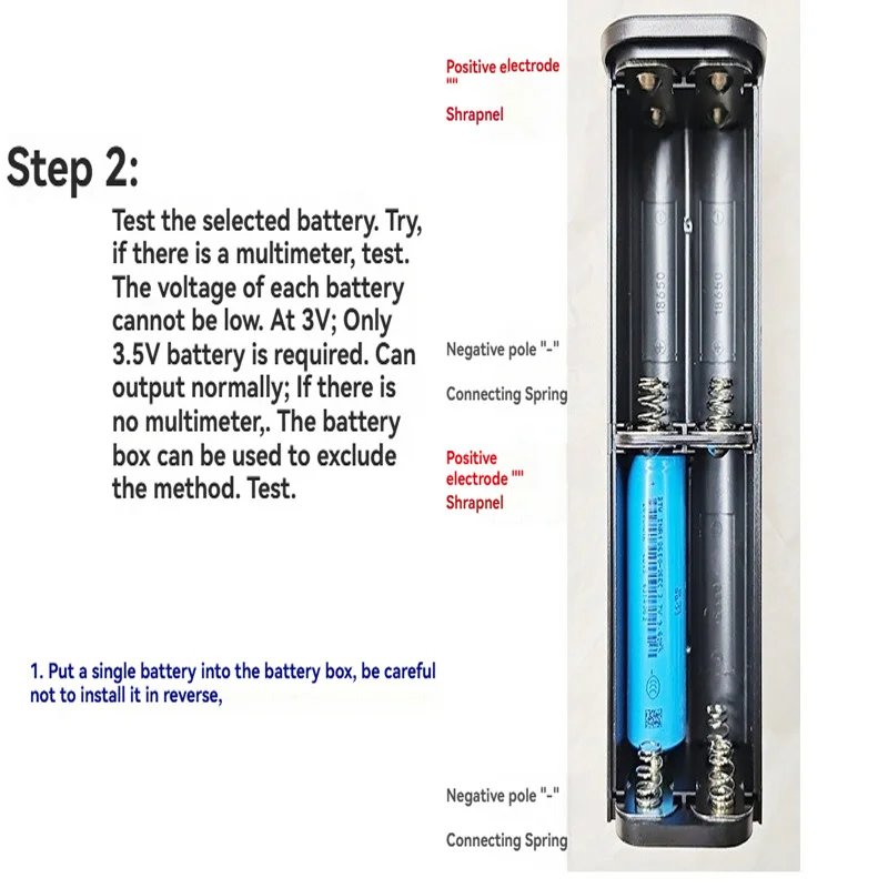 Xiaomi Transparent Shell 8*18650 Power Bank Case 22.5W Fast Charge LED USB C + Micro USB Port Battery Box dla iPhone Samsung