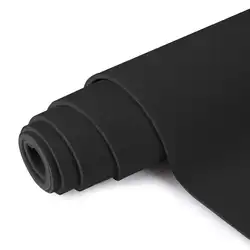 Black 3mm Foam Backed Headliner Fabric for Car SUV RV Boat Roof Upholstery Interior Lining Sky Ceiling Liner Fabrics Material