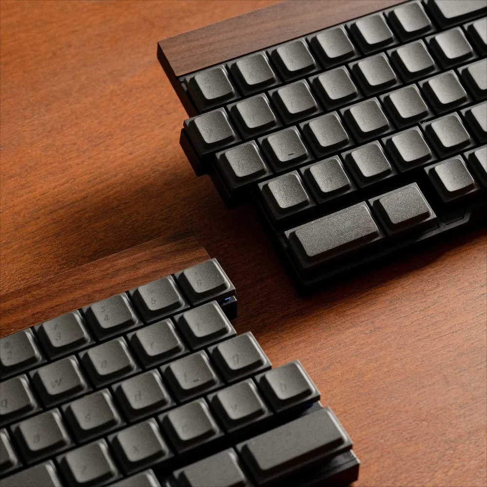 Jiffy75 CNC Aluminum Split Keyboard Low Profile Tri Mode Wireless Hot Swap with Rotary Knob Custom Portable Ergonomic Keyboard