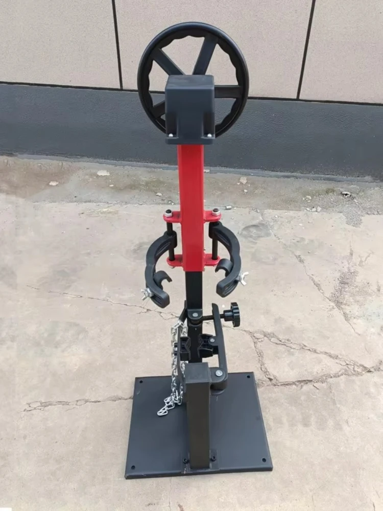 Y  Manual shock absorber spring compressor with circular handle