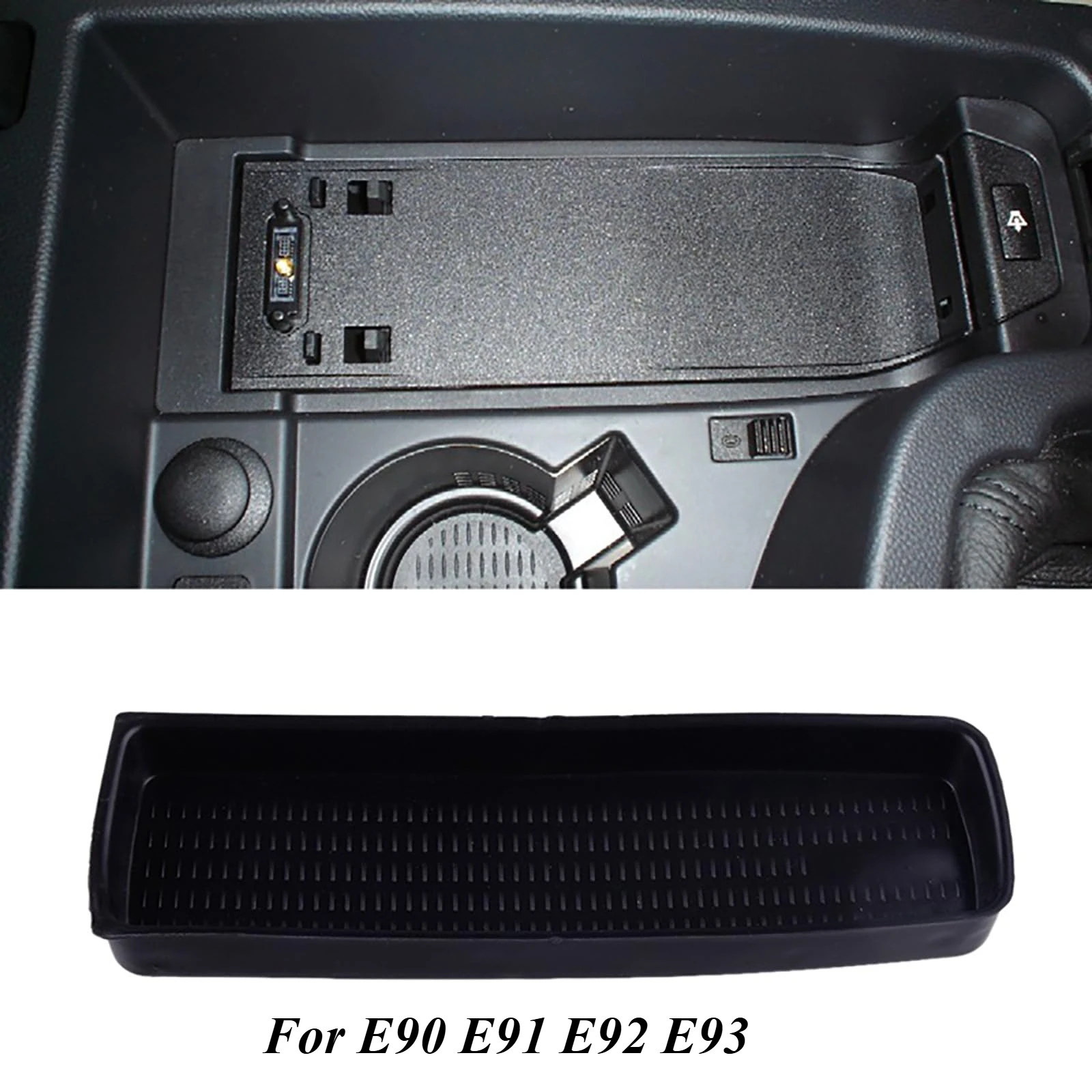 For E90 E91 E92 E93 Accessories Center Console Organizers 51167118064 Insert Armrest Box Secondary Storage New