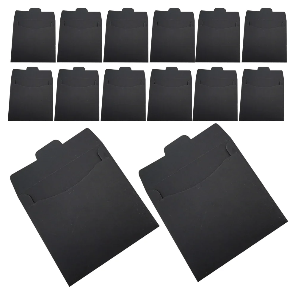 50 Pcs Dvd Envelope Packaging Bag CD Storage Holder Covers Blank Paper Cardboard Tiny Envelopes Invitation