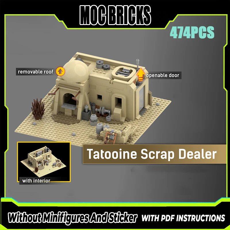 

Exquisite New Product MOC Building Blocks Planet Movie Scene Model Technology Modular Children's Toy Gift DIY Assembly Set