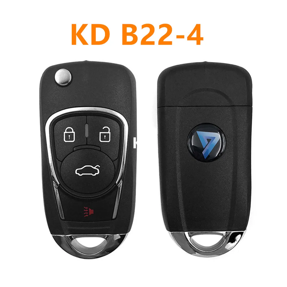 Keydiy-chave remota universal do carro, série B, 3, 4 botão, B22, KD900, KD-x2, KD Mini, programador do max, 1, 2, 3, 5pcs