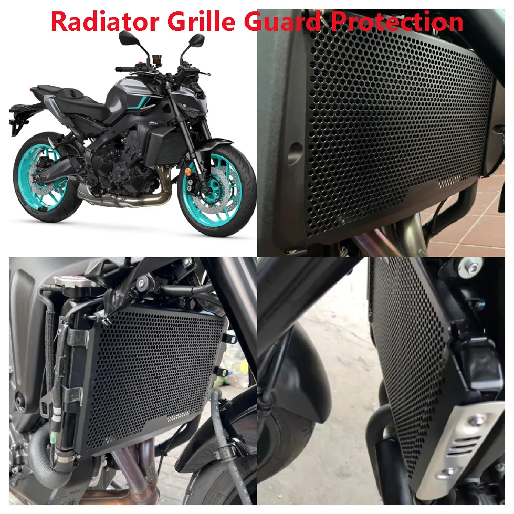 

Fits for YAMAHA MT09 SP MT-09 V4 XSR900 XSR 900 GP ABS 2024 2025 2026 Motorcycle Radiator Grille Cover Cooler Protector Guard